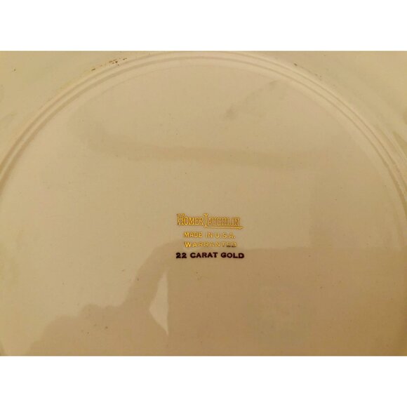 Set of 2 Gold Plated Plates - Picture 4 of 15